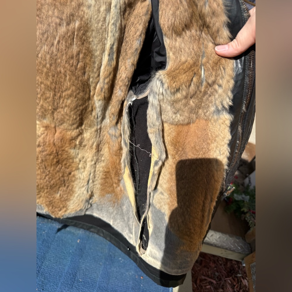 SAM. Rabbit fur lined jacket - Picture 4 of 16